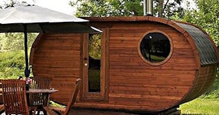 Баня бочка из кедра под ключ в Большом Камне - цена от 135370 рублей