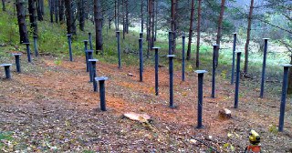 Свайный фундамент Большой Камень. Заказать под ключ цена от 2083 руб